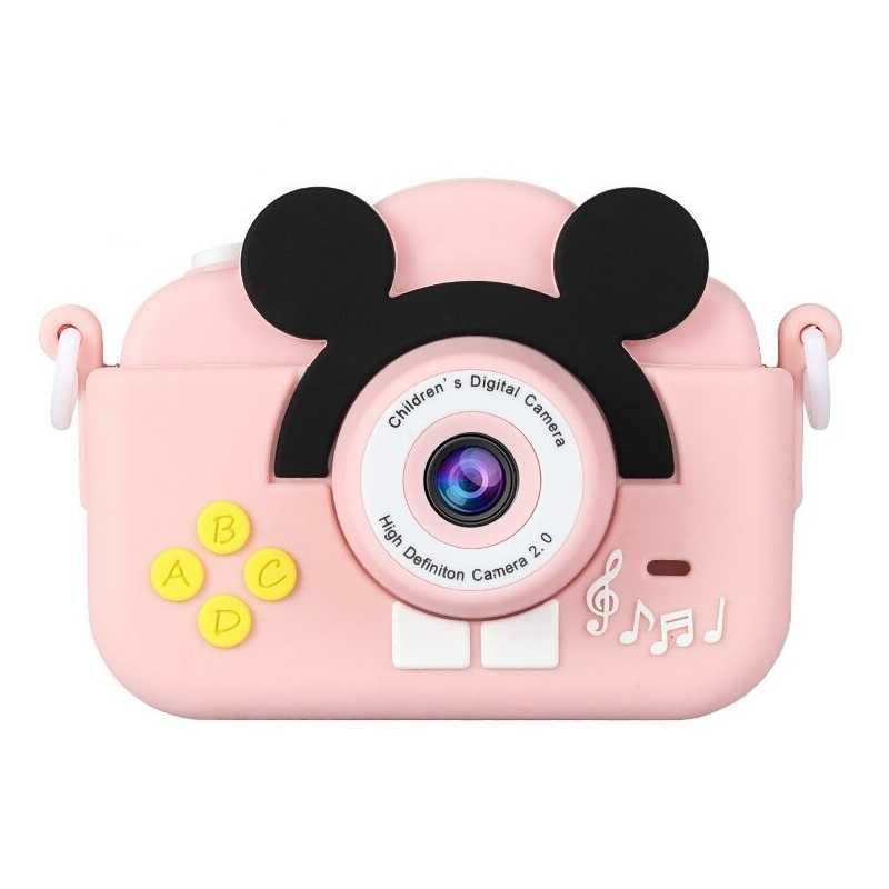 Детски фотоапарат STELS W395,Селфи камера,Снимки,Игри,Видео