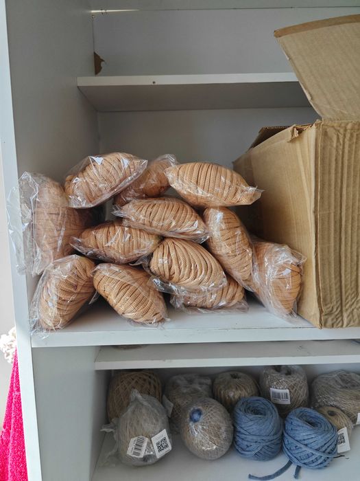 Шнуры полипропилен для макраме, вязания корзинок и рукоделия