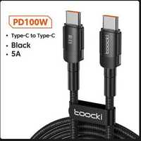 USB кабел Type C към Type C-Toocki 100W. PD 3.0 Quick Charge 4.0