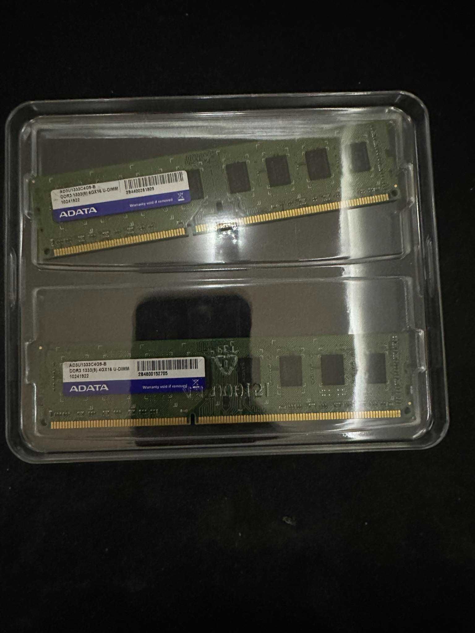 2x4GB ADATA 1333mhz RAM (Desktop)