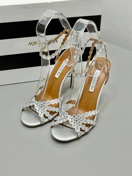 Sandale Aquazzura toc 10 cm Cristale premium 36-40