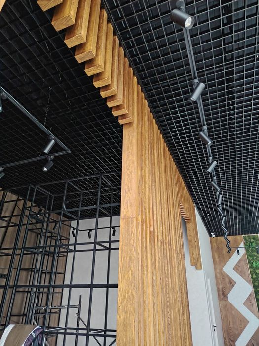 установка грильято, реечний потолки. осма потолок урнатиш. Самарканд