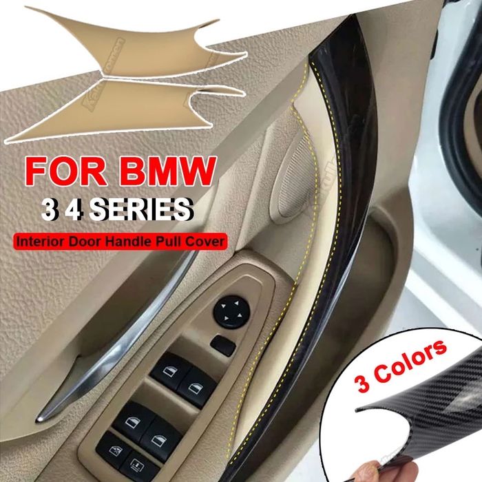 Set 2 manere interior capac Bmw seria 3 F30,F31 seria 4 crem,negru