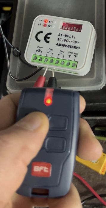 Receptor radio compatibil automatizari BFT