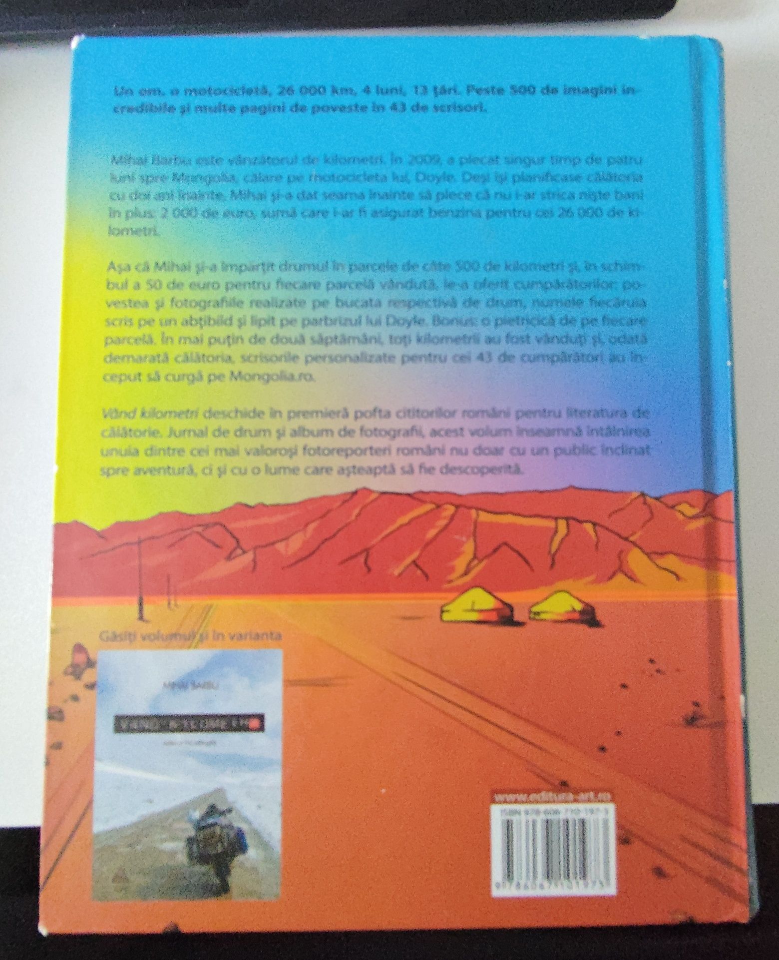 Carte "Vând kilometri" Mihai Barbu - Carte de colecție