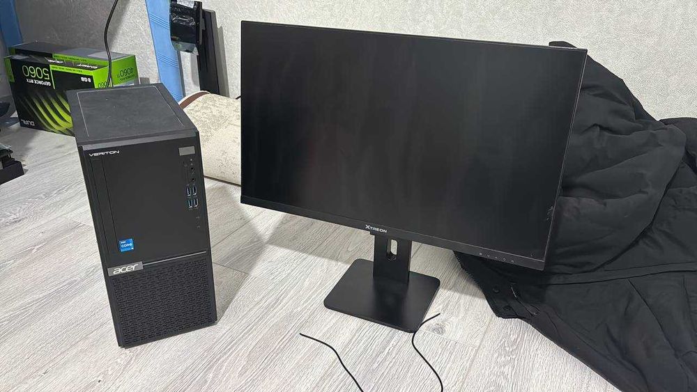 ПК, Core i5 12400 + Монитор