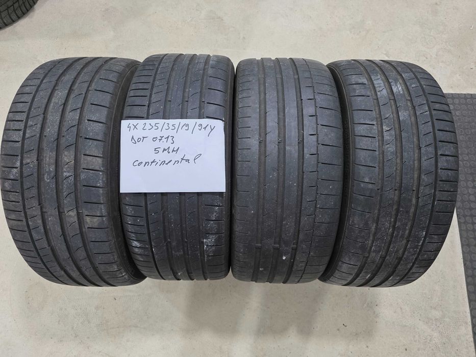 Anvelope 235 35 19 Continental dot 2013 profil 5 mm pret 100 bucata
