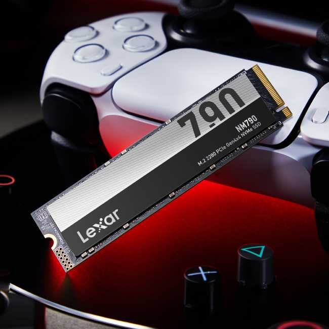 SSD Lexar NM790 de 2 TB 2280 PCIe Gen4  7400/6500MB/s , nou