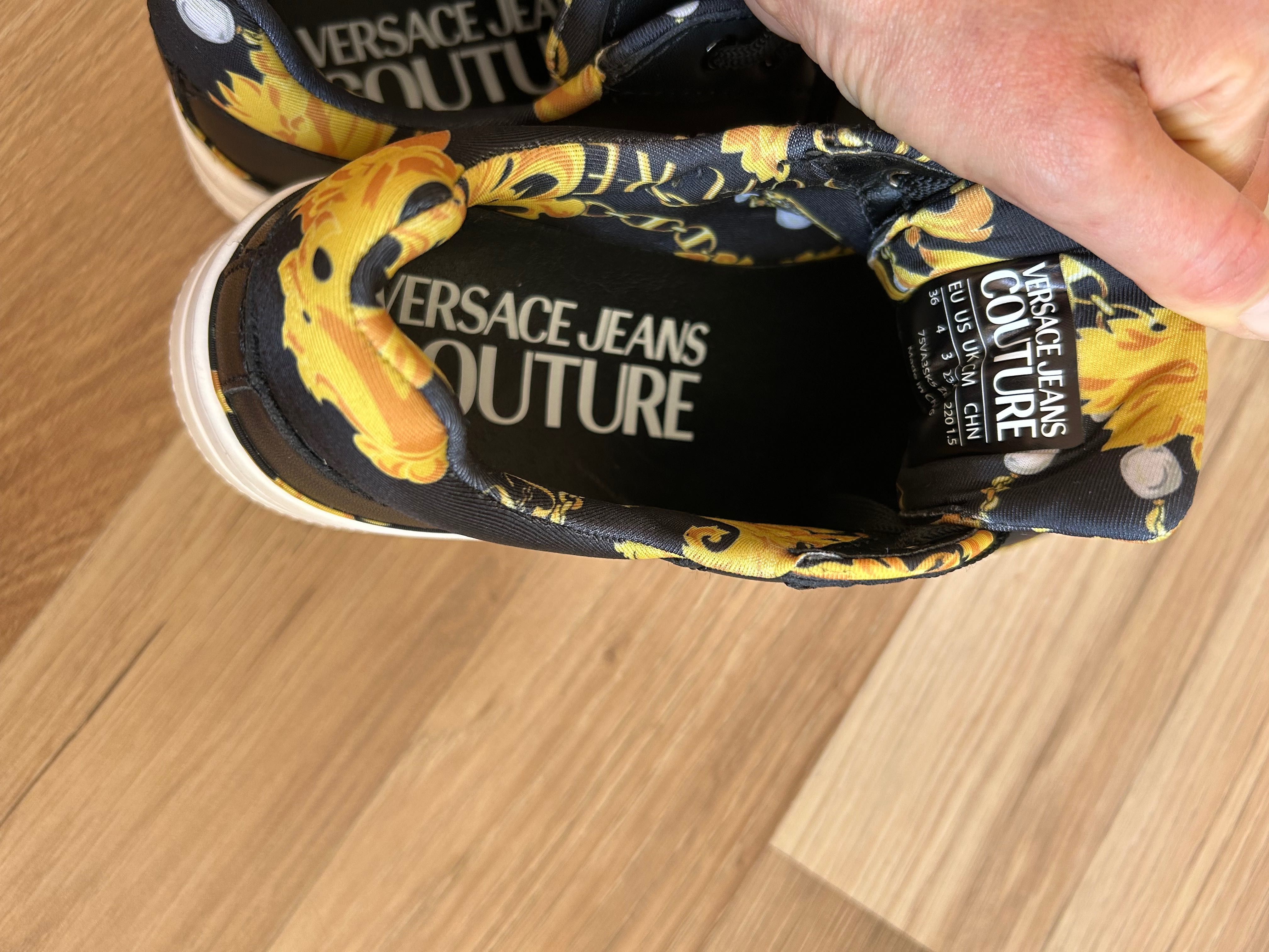 VERSACE JEANS COUTURE спортни обувки от естествена кожа, N 36. Нови!