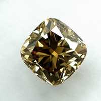 Diamant natural 0.56 ct Fancy brownish yellow VS2