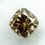 Diamant natural 0.56 ct Fancy brownish yellow VS2