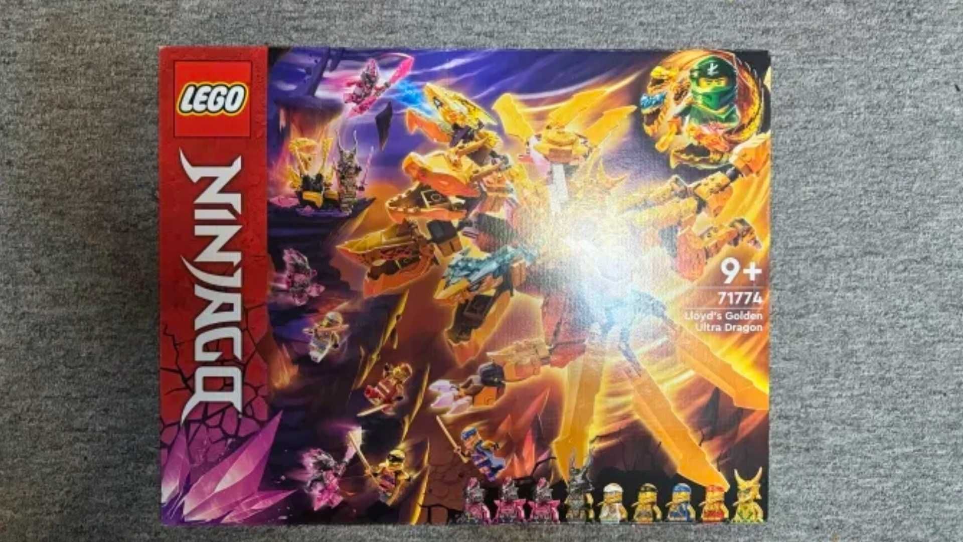LEGO NINJAGO Ultra dragonul auriu al lui Lloyd 71774 989 piese SIGILAT