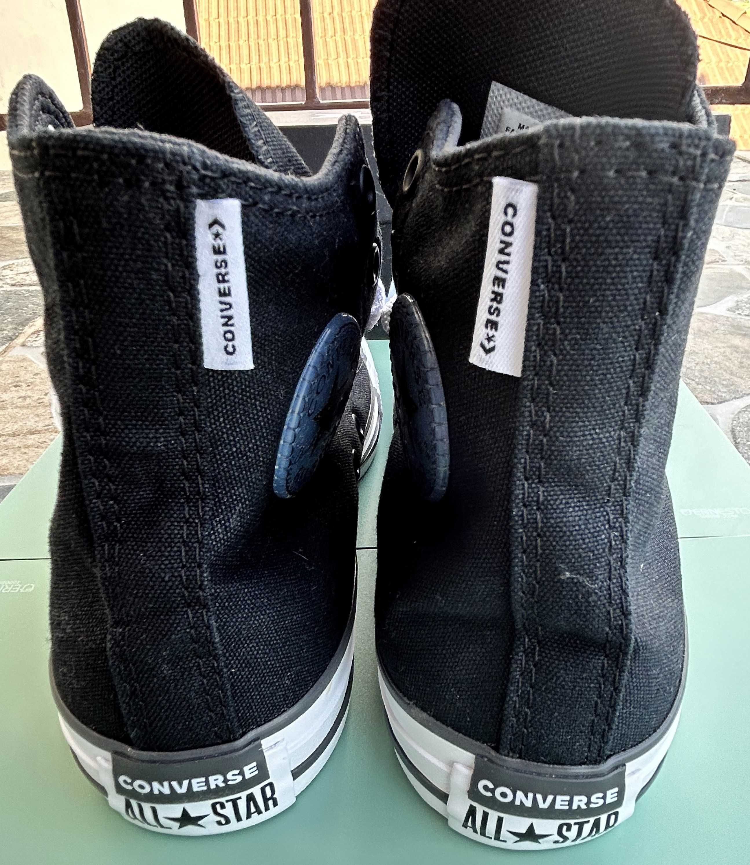 bascheti converse, marimea 37 de culoare negru