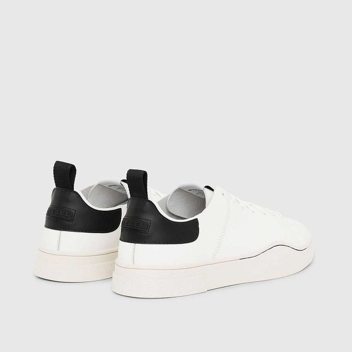 Мъжки обувки Diesel S-Clever, Bianco бели от ест. кожа , 44 номер