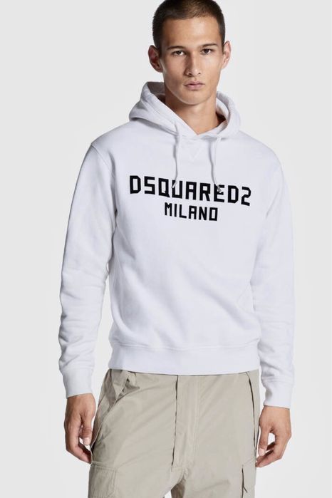 Суичър бял dsquared