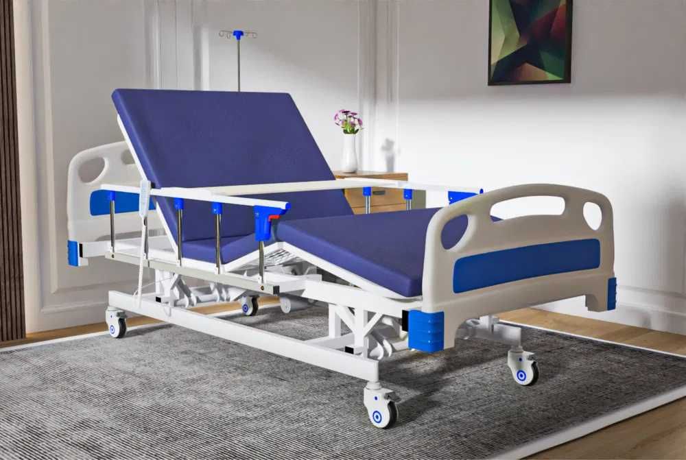 Электрическая кровать для медицинского ухода 3-х функциональная