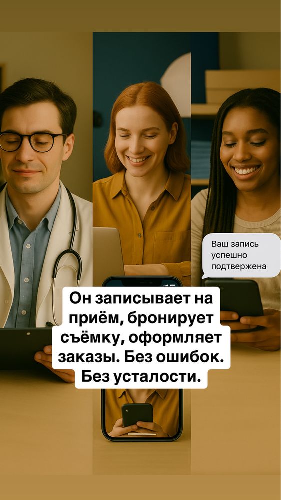 ИИ-бот для вашего бизнеса, Меньше рутины — больше клиентов