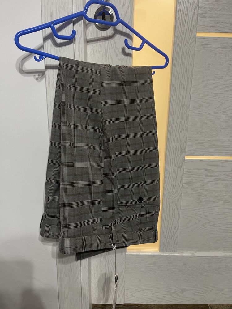 Pantaloni stofă barbati talie 32 slim tapered (ingustati jos)