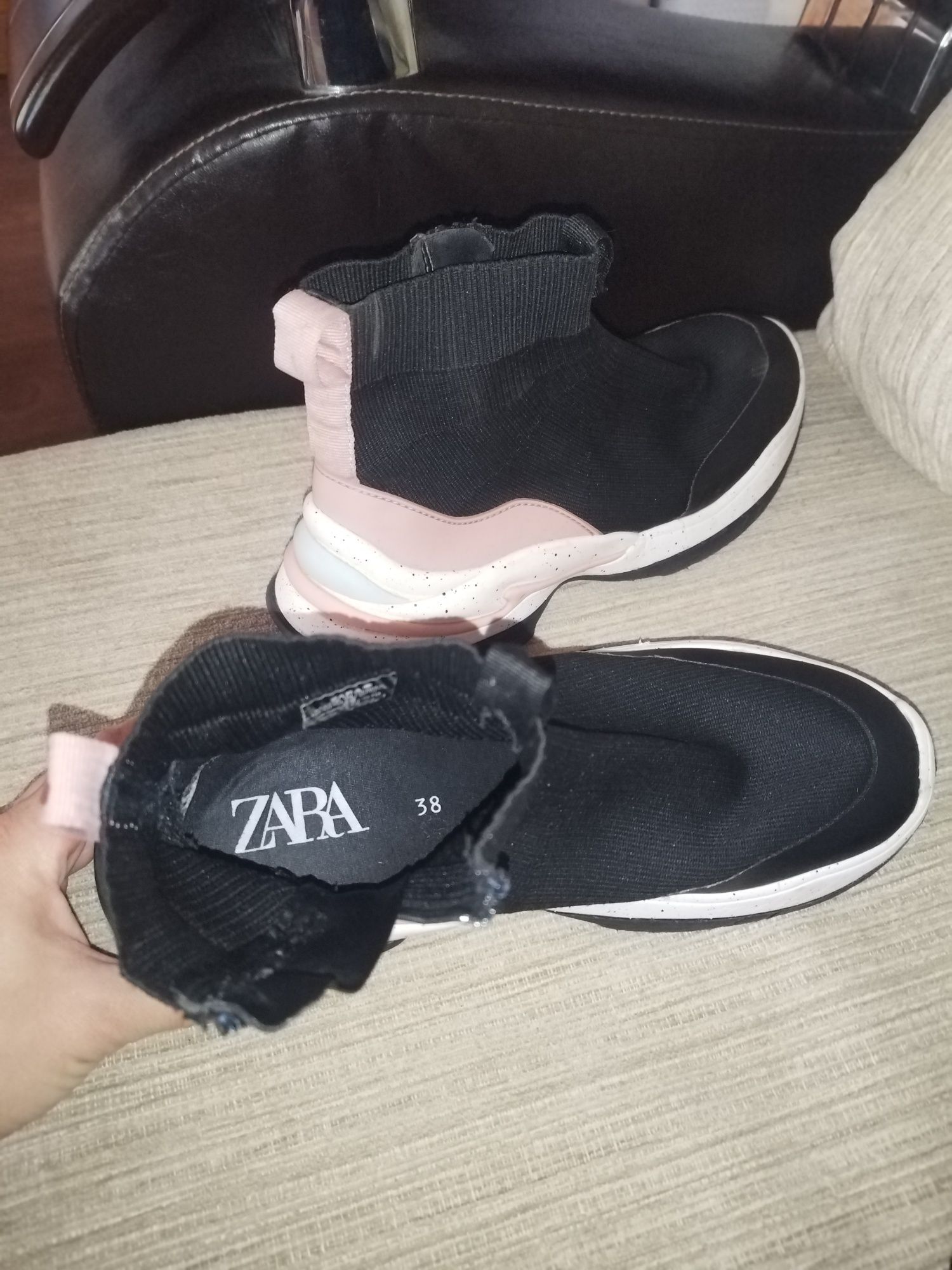 Adidasi, ghete zara tip soseata, esprit 38