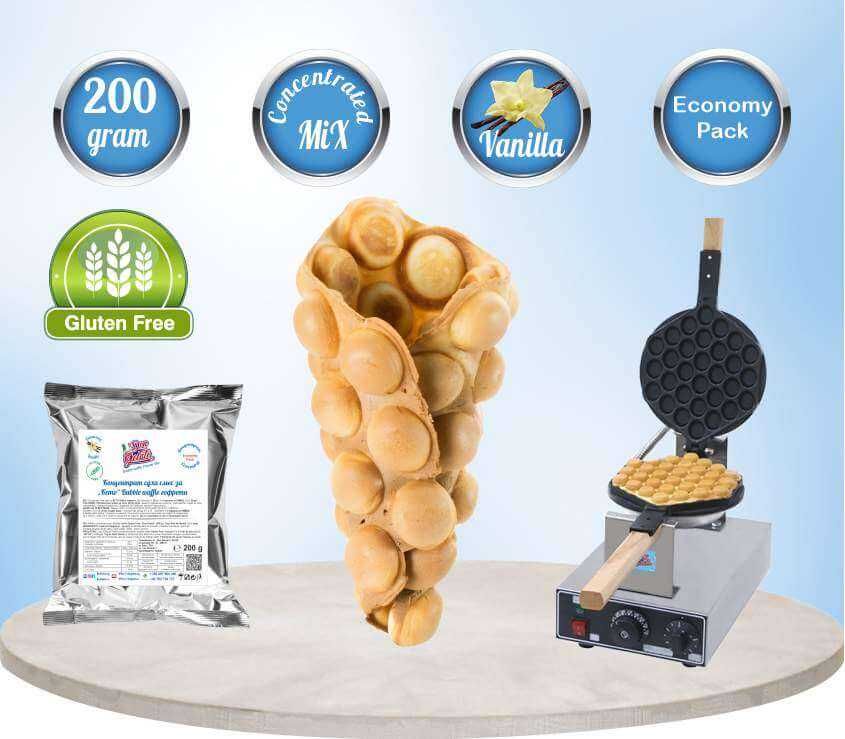 Concentrat premix pentru Bubble Waffle Keto - Fara Gluten