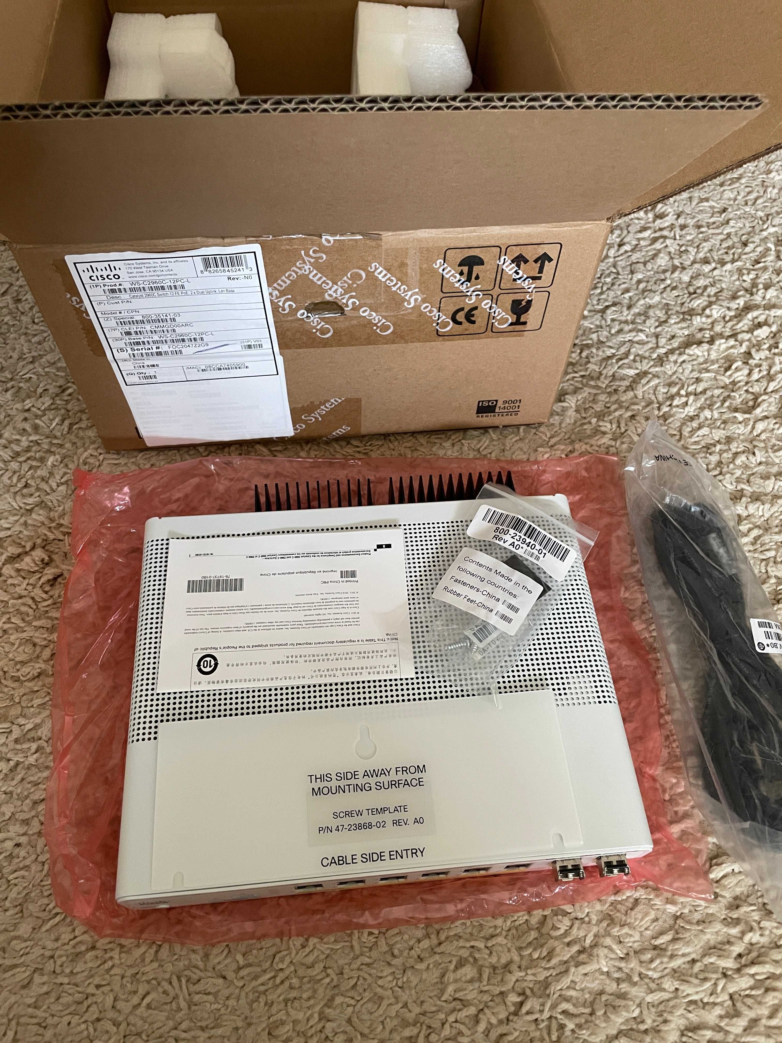 Cisco WS-C2960C-12PC-L