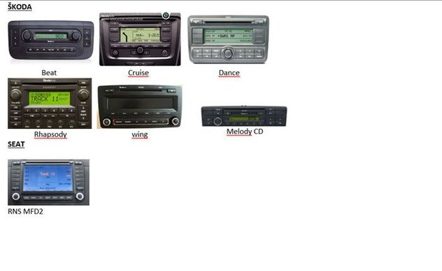 Yatour дигитален чейнджър за vw / seat / audi / skoda (2004-2011)