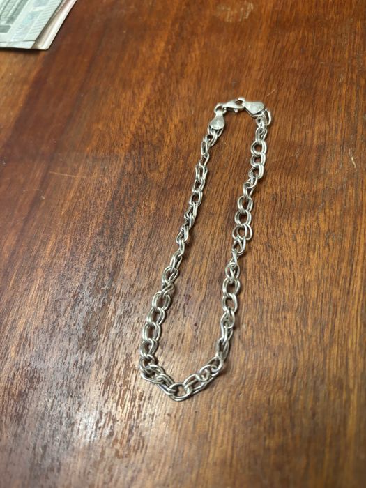 Мъжка сребърна гривна