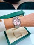 Rolex Datejust 36mm silver pink dial