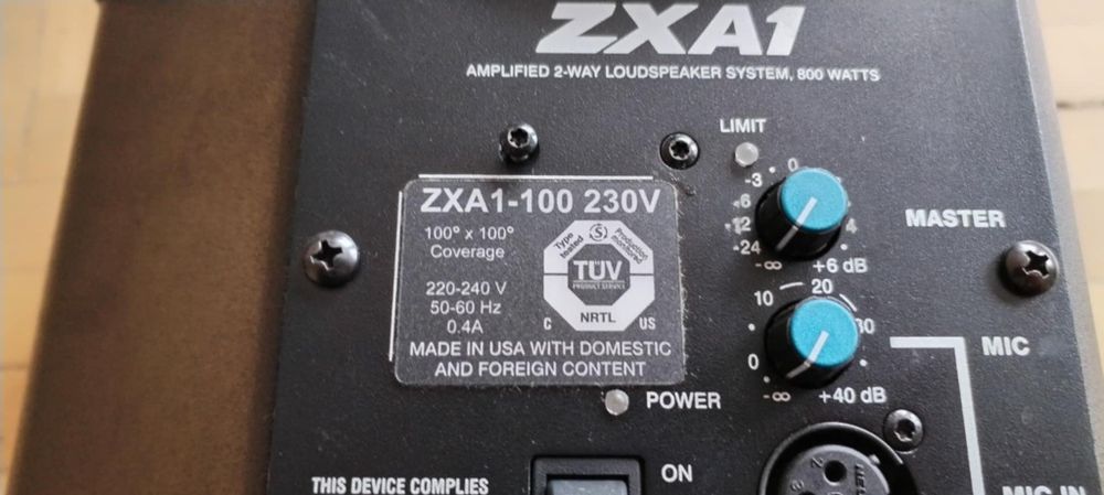 Electro Voice zxa1 800w