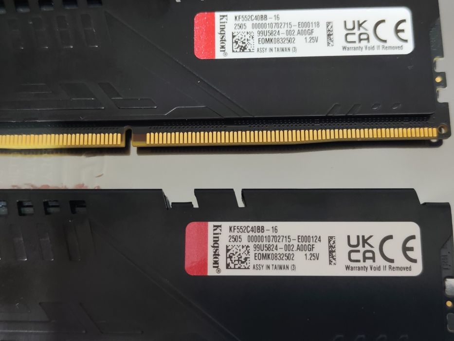 Продавам рам Kingston FURY Beast DDR5 KF552C40BB - 16 GB (3x16GB)