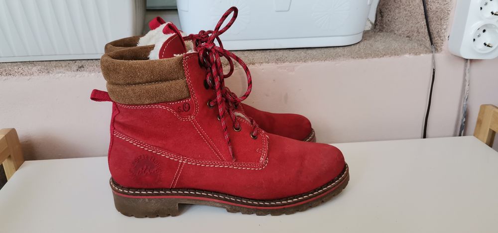 Дамски боти S. Oliver 39 н. Естествен велур