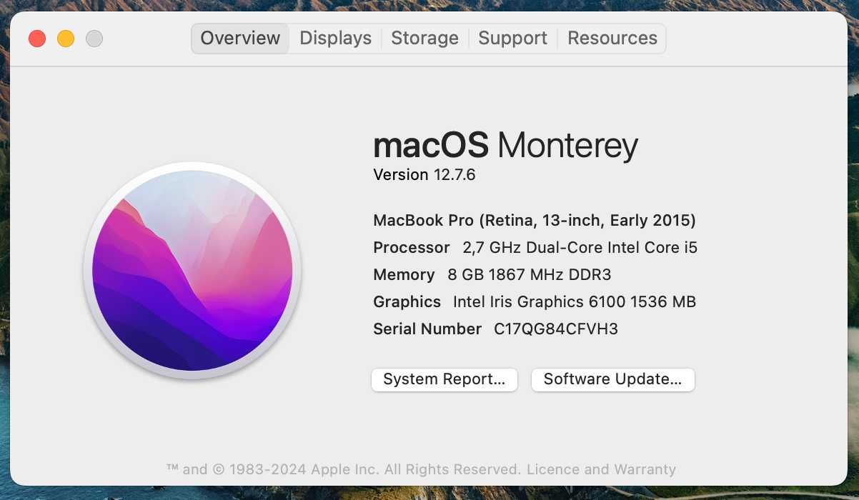 MacBook Pro (Retina, 13-inch, Early 2015) i5/8/128 // ПОЧТИ НОВ