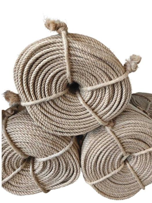 Канаты джутовые все размеры ,веревка из джута ,трос