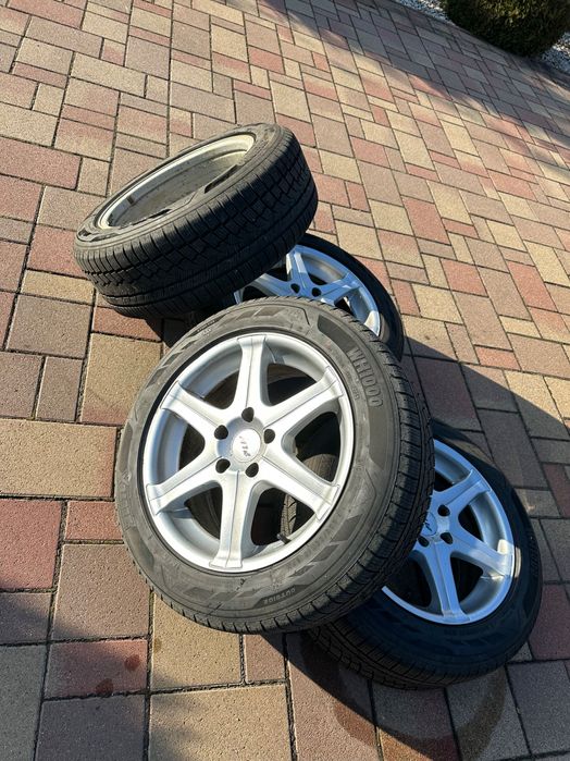 Set jante BMW PLW + cauciucuri de iarna 225 55 R17 dot23