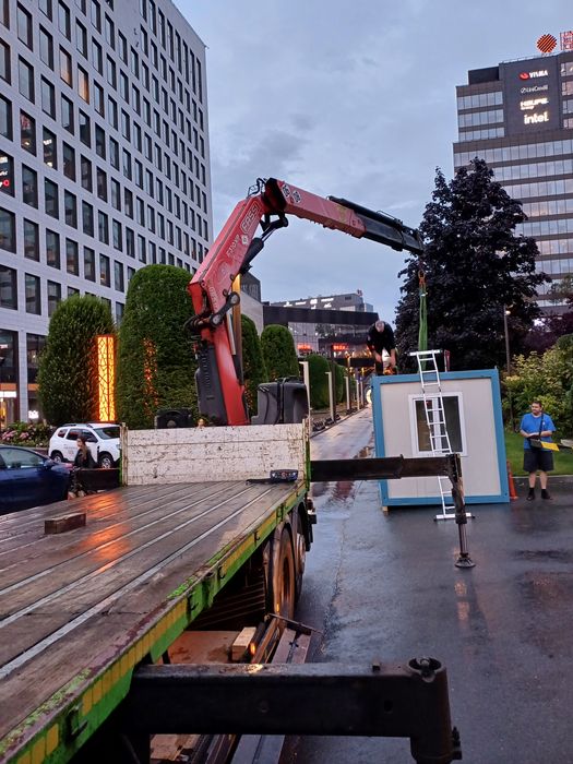 Macara Transport Hiab Camion Platformă