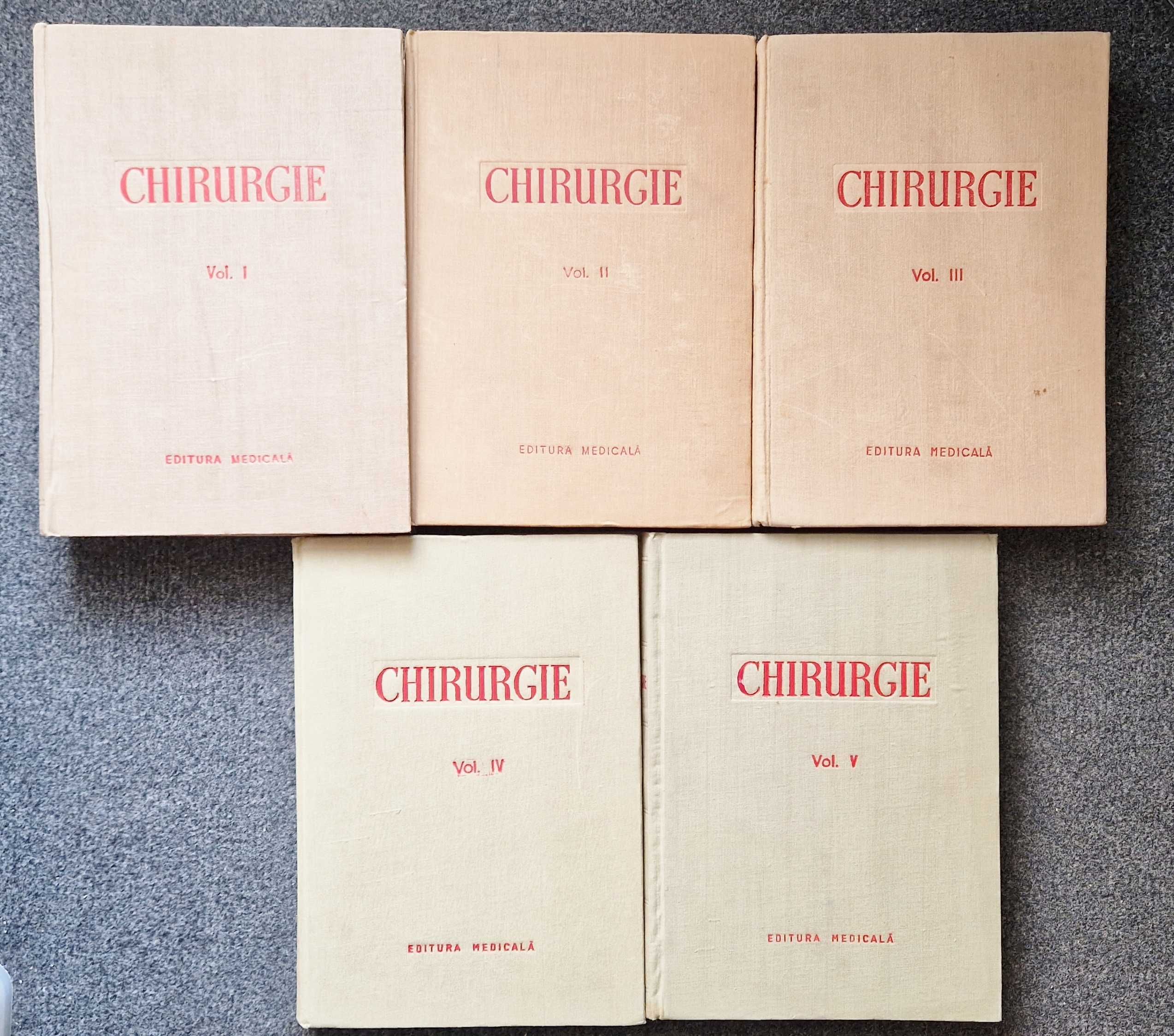 CHIRURGIE - Hortolomei, Turai (5 volume - complet)