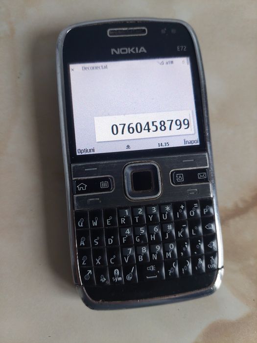 [E72] Vând Nokia E72, în stare bună dar cu probleme la încărcare /poze