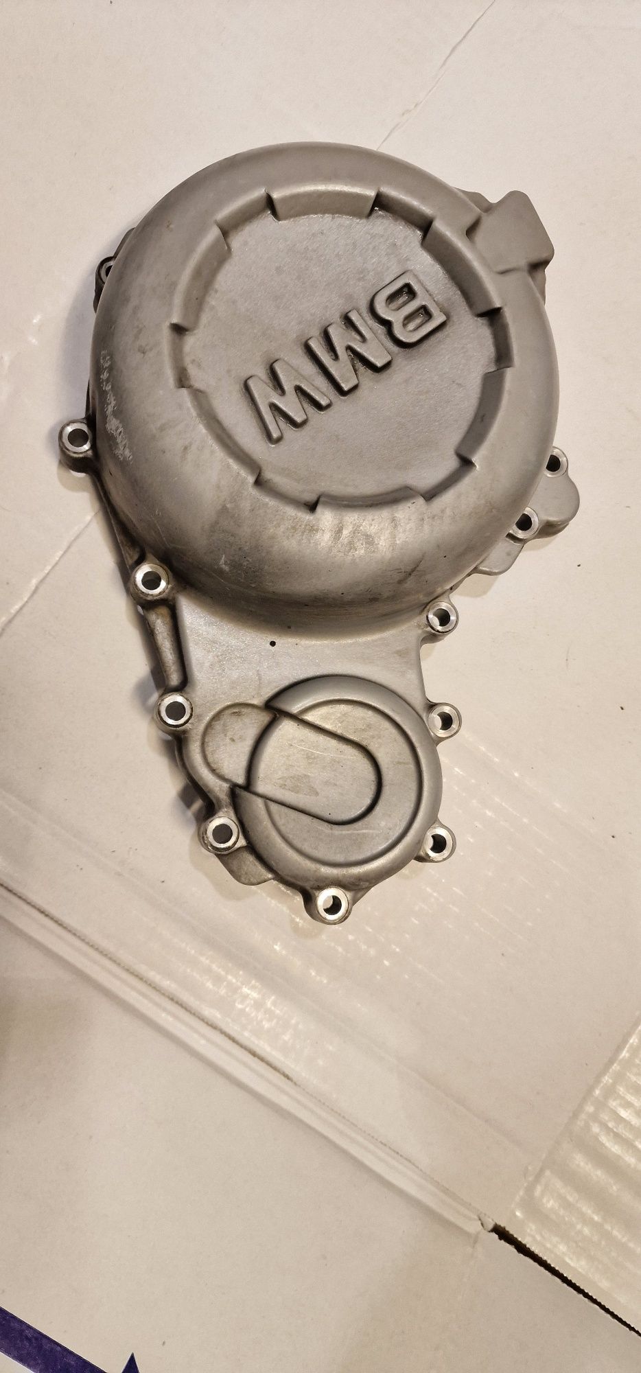 Tobă evacuare stock cric lateral BMW F800GS K72 si capac stator motor