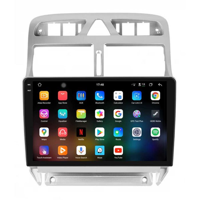 Navigatie Dedicata Android Peugeot 307 (2000-2013), Bluetooth, Carplay