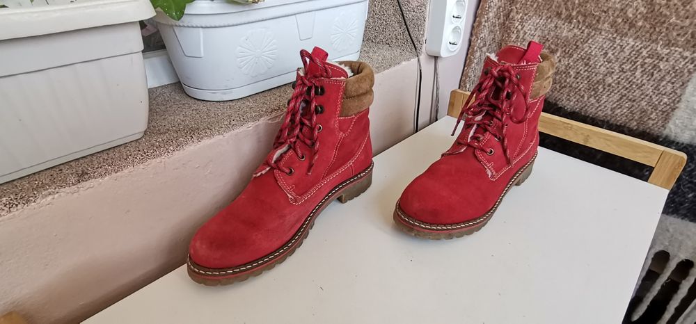 Дамски боти S. Oliver 39 н. Естествен велур