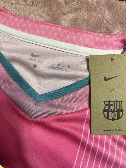 Tricou fotbal Fcb roz nou M