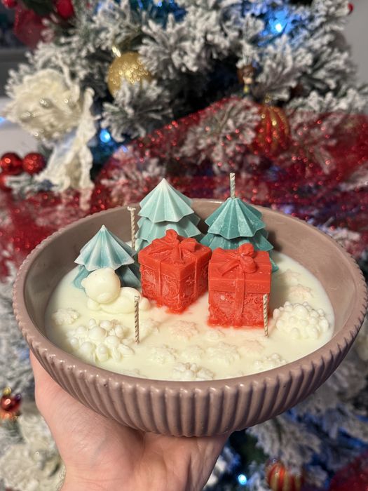 Aranjament lumanare parfumata