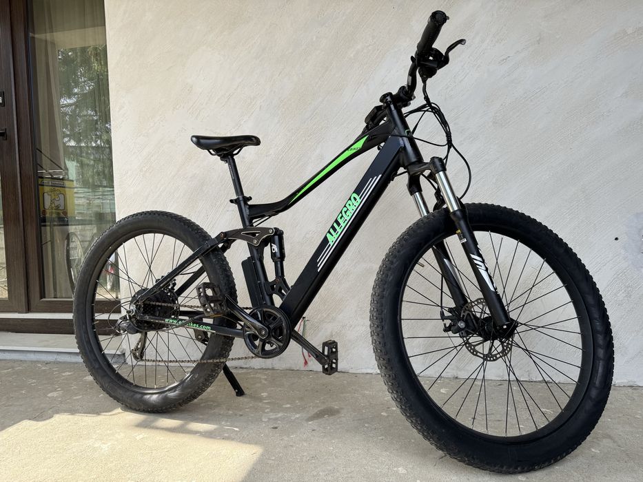 Bicicletă electrică Allegro full suspension Mtb.