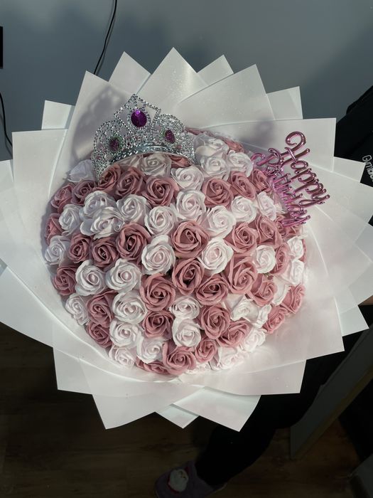 Buchet de flori din sapun