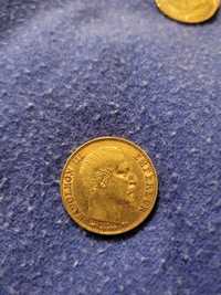 Moneda din aur 23 karate Napóleon