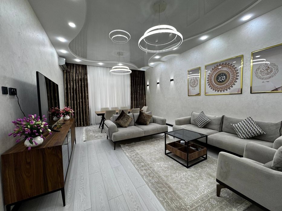 Ц15 Джангох в Элитной Новостройке 4х комнатная с мебелью и техникой