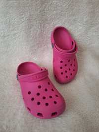 Saboti copii Crocs C12, papuci roz