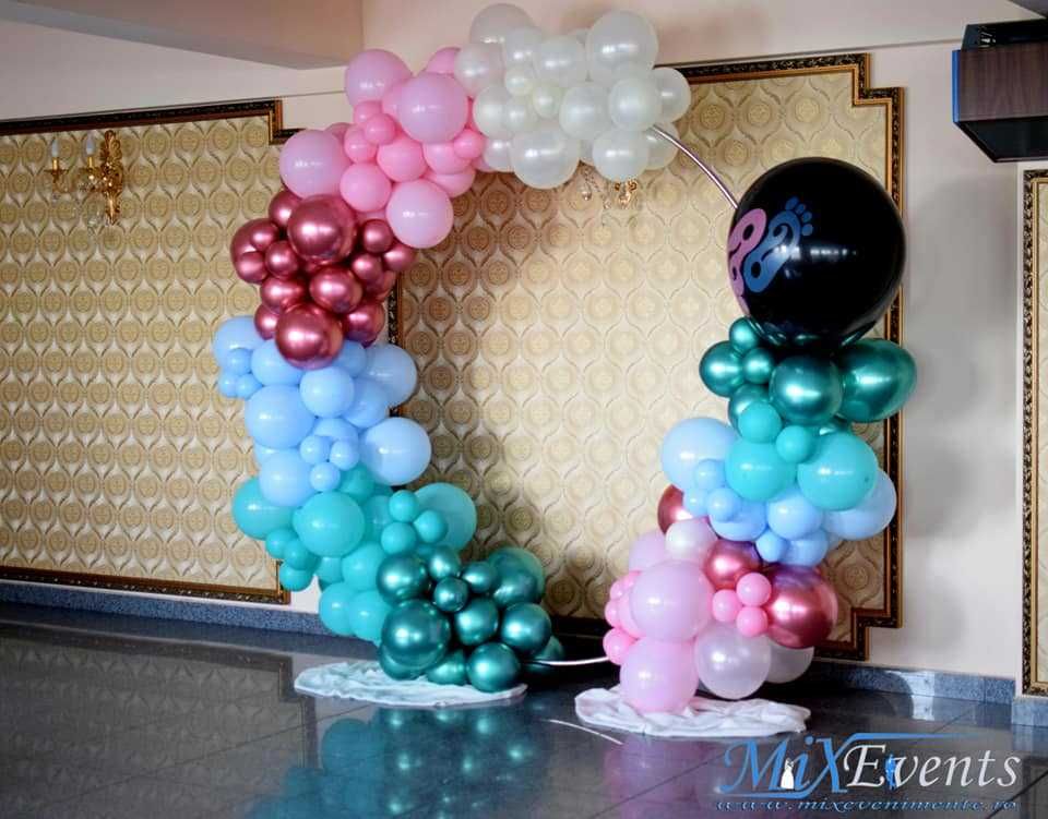 Aranjamente baloane heliu, Arcada/Panou baloane -nunta, botez, majorat