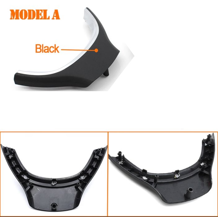 Trim ornament crom volan airbag Bmw Seria 5 F10 F11 facelfit Nfl