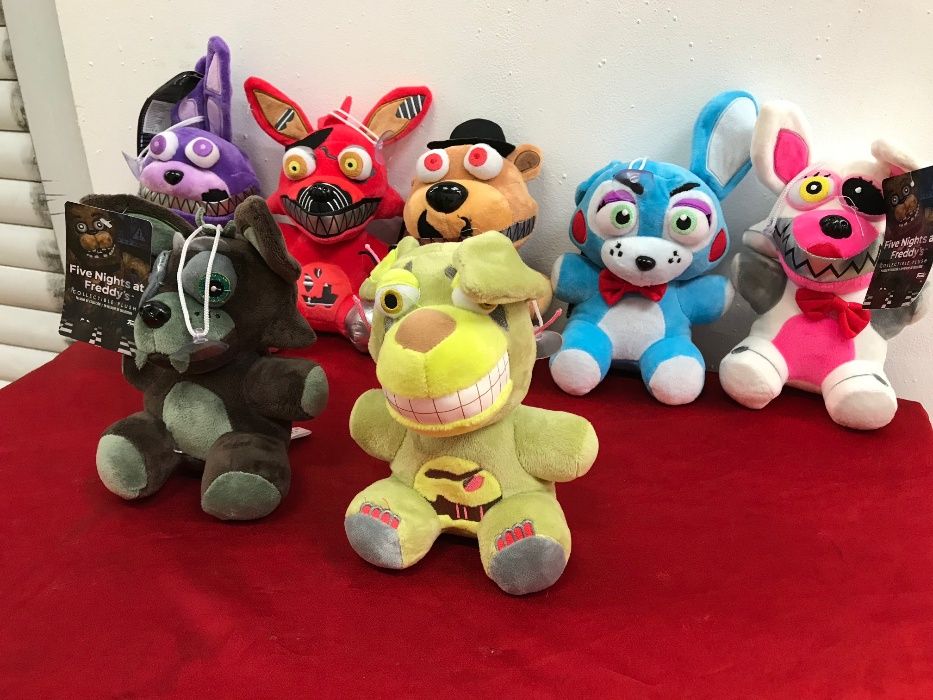 Five Nights at Freddy’s set 6 jucarii  15 cm FNAF (Fara cel albastru)